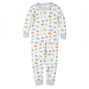 Kissy Kissy Boys 6 Dino Frontier Pajama FULL SET Dinosaur Volcano Print Lounge